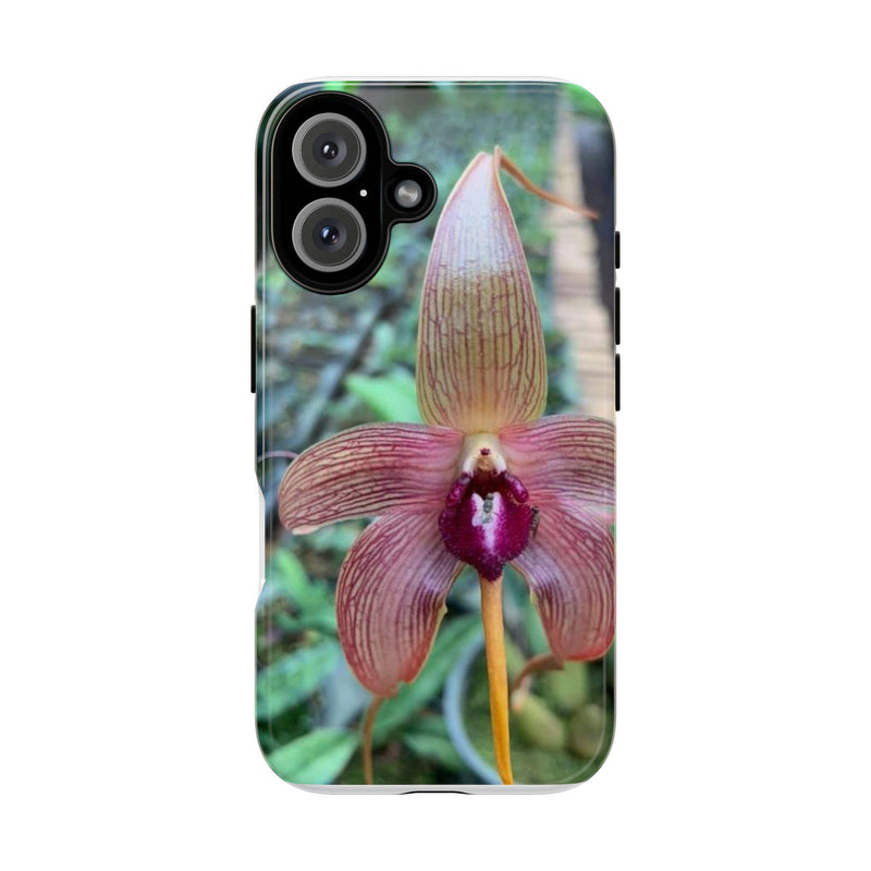 Orchid Photo Phone Case Floral Tough Protective Cover Bulbophylllum Orchid