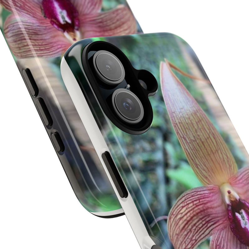 Orchid Photo Phone Case Floral Tough Protective Cover Bulbophylllum Orchid