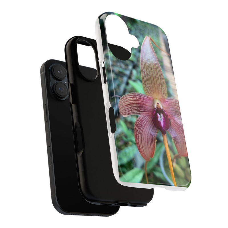 Orchid Photo Phone Case Floral Tough Protective Cover Bulbophylllum Orchid