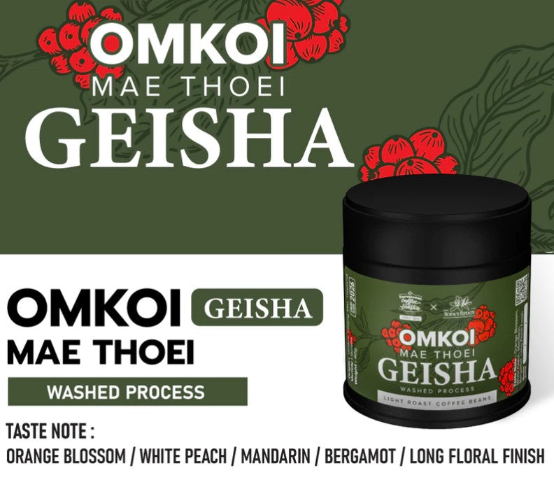 Geisha Washed Process Omkoi Mae Thoei  40 g.